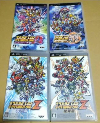 Lot 4 Super Robot Wars A MX Hakai Saisei Hen PSP Playstation Portable From Japan - Image 1 of 4