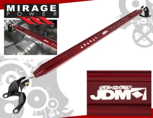 JDM Sport 2000-2005 Dodge Neon Rear Upper Strut Bar Tower Red Anodized Aluminum - Picture 1 of 4