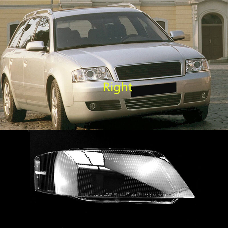 Carcasa de lente de faro transparente lateral derecho - apta para Audi A6 S6 1998-2001 Foto 1 de 4