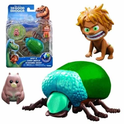 The Good Dinosaur Spot with Giant Beetle Figures Set Disney Pixar - Image 1 of 2