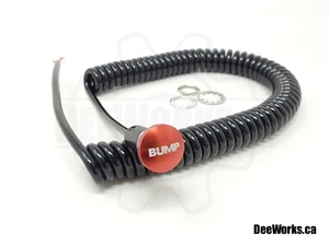 Bump Creep Mushroom Steering Button 16mm Hole Laser Etched - Momentary - Red - Picture 1 of 3