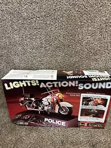 1978 Revell Harley Davidson Police Bike Motorrad LICHTER ACTION SOUND H-802 NEU - Bild 1 von 3