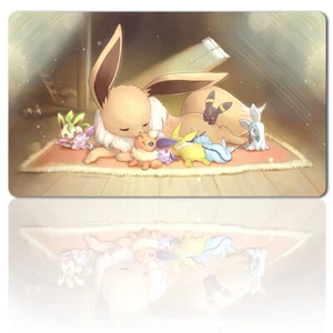 613932 - Juego de Mesa Pokemon Eevee Alfombra de Juego Juegos Alfombrilla de Ratón Alfombrilla de Juego de Cartas Coleccionables CCG - Imagen 1 de 7