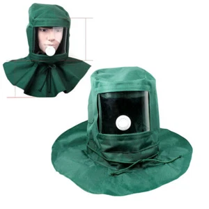 Sand Blasting Hood Cap Anti Wind Sandblaster Tools Dust Protective Face Shield - Picture 1 of 11