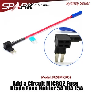 CP Add a Circuit Micro2 Fuse Tap Blade Fuse Holder Adapter ATM APM 5A 10A 15A - Foto 1 di 18