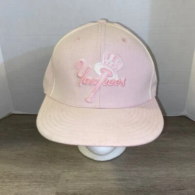 American Needle New York Yankees Hat Mens 8 1/8 Fitted Pink Professional Model - Image 1 of 4
