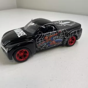 Spiderman 2000 Chevrolet SSR Truck Model Car Scale 1/25 Marvel Maisto Black - Picture 1 of 10