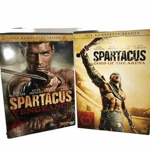 Spartacus Vengeance und Gods of the Arena - FSK18 - DVD Serie - Deutsch Schuber - Bild 1 von 10