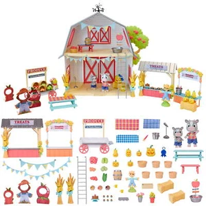 KIDS FARM TOY PLAYSET with Mini Figures, 62 Pieces - Picture 1 of 12