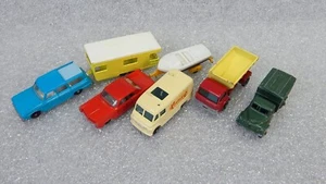 7p Lot 1960s Matchbox Series Lesney 42 Studebaker 22 Pontiac 62 Van Boat Trailer - Picture 1 of 10