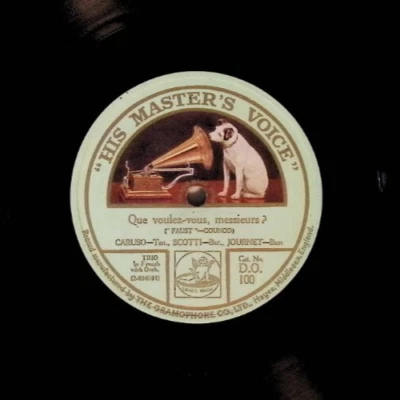 Enrico Caruso Bella Figlia Dellamore HMV DO100 UK VG+ - Image 1 of 4