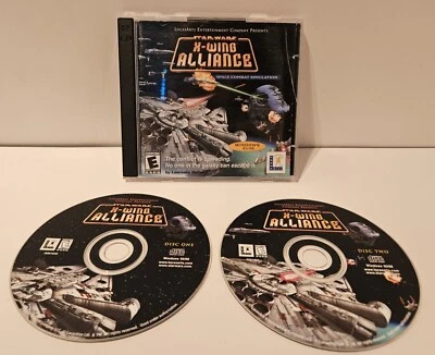 Star Wars X-Wing Alliance PC Game CD ROM 2000 Windows 95/98 2 Discs - Image 1 of 4