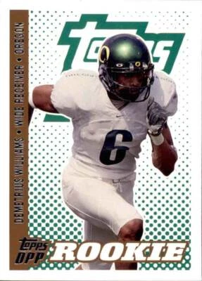 2006 Topps Draft Picks & Prospects Rookie #121 Demetrius Williams Oregon Ducks - Image 1 of 2