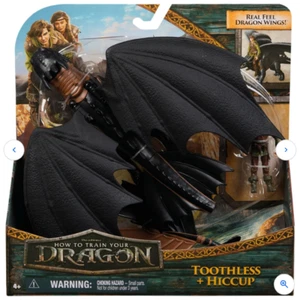 Dreamworks How to Train Your Dragon Action Figure Sdentate e Singhiozzo Confezione da 2 - Foto 1 di 24