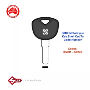 BMW Motorcycle Key Blank Shell- Keys Cut To Your Key Code -FREE POST - Picture 1 of 3
