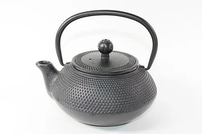 WE PAY YOUR SALES TAX 24 fl oz Black Small Dot Japanese Cast Iron Teapot Tetsubin with Infuser Filter
