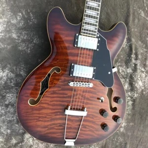 Electric Guitar Jazz Guitar Mahogany Body Rosewood Fingerboard Humbucker Pickup - Picture 1 of 11
