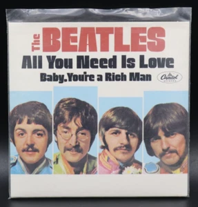 BEATLES "All You Need is Love & Baby, You're a Rich Man" CD SINGLE - PROMO ONLY - Picture 1 of 2