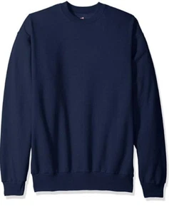 Sudadera de lana Hanes Ecosmart para hombre azul marino talla 2XL - Imagen 1 de 5