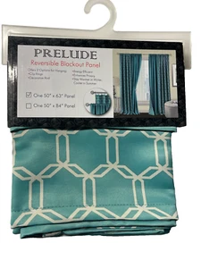 Achim Home Furnishings Prelude Reversible Blackout Rod Pocket 50" x 63" - Picture 1 of 4