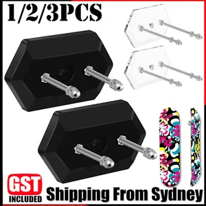 Skateboard Wall Mount Rack Longboard Deck Hanger Display Stand Storage Holder AU - Picture 1 of 14