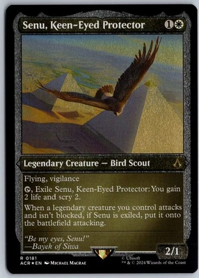 Senu, Keen-Eyed Protector (Foil Etched) Universes Beyond: Assassin's Creed 181 - Photo 1/2