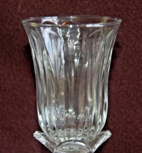 HOMCO Home Interiors ~ Klarglas mit gerippten Seiten ~ VOTIVKERZENHALTER - Bild 1 von 2