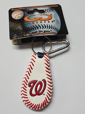 WASHINGTON NATIONALS BASEBALL KEY CHAIN KEYCHAIN NEW ITH TAG - Image 1 of 4