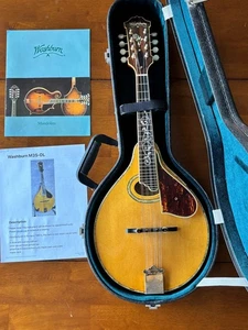 Early 1980’s Washburn M3SDL Mandolin Deluxe with Gold Hardware and Pearl Inlay  - Picture 1 of 21