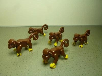 Lego Brown Monkey x 5 Joblot Bundle - Image 1 of 4