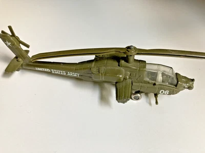 ERTL Fire Birds AH-64 Apache Attack Helicopter U.S. Army Die Cast 1989 - Image 1 of 4