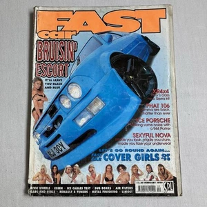 Fast Car Magazine February 1999 Vintage - Bruisin' Escort - Cover Girls of 98 - Picture 1 of 13