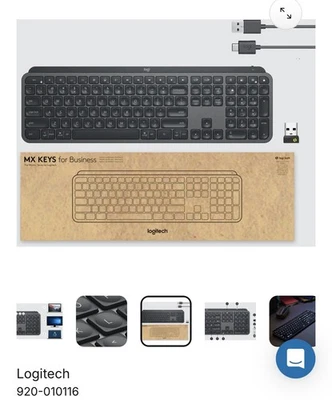 Logitech MX Keys Mini Wireless Keyboard (Graphite), English - US - Image 1 of 4