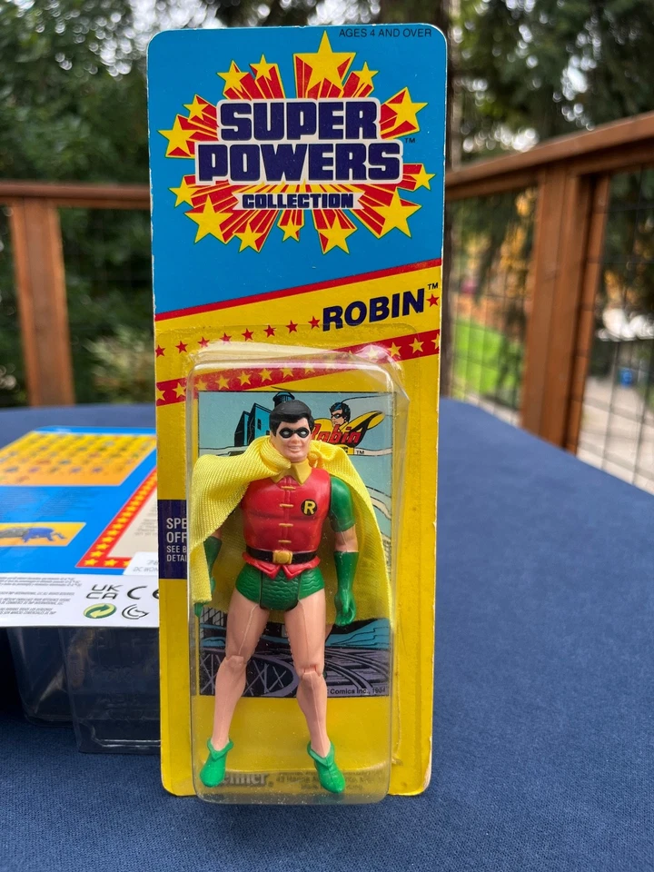 Robin Vintage Kenner DC Super Powers 1986 - Estado perfeito em cartão fino - Imagem 1 de 4
