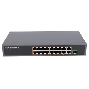 POE Switch Power Green Technology Automatic Detection Ethernet Switch 100‑240 FY - Afbeelding 1 van 16