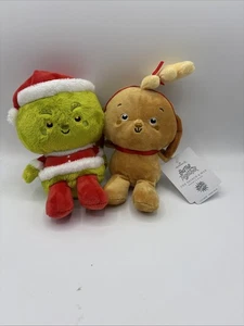 NEU ETIKETT Hallmark Better Together magnetischer Plüsch Grinch & Max 5,25 Zoll - Bild 1 von 6