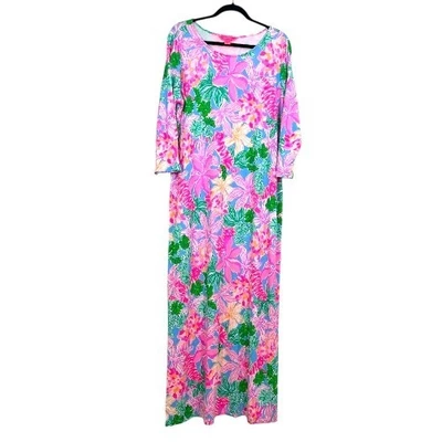 Vestido Lilly Pulitzer Morgann Tigers Guarida Talla XXL Pre-Amado Foto 1 de 4