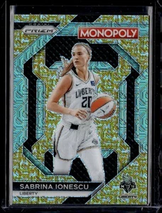 Prizm Monopoly #WNBA18 2024-25 Sabrina Ionescu Gold Millionaire/500 (57A) - Imagen 1 de 2