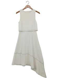 MANGO Vestido mullet Mujeres Vestido Talla EU 34 blanco puro look casual - Imagen 1 de 5