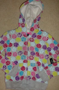 Girls Zip Up Light Gray Zip Up Hoodie Size 6/6X Small and 7/8 Medium NWT - Picture 1 of 1