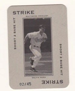 2005 THROWBACK THREADS Polo Grounds Strike #5 MELVIN MORA (Orioles) 02/45 MADE! - Picture 1 of 1
