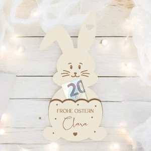 Ostern Geldgeschenk Name Osterhase Osterei Osterdeko Osterkorb Geld schenken - Bild 1 von 1