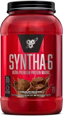 BSN SYNTHA 6 CHOC MILKSHAKE 2.91LB - Image 1 of 4