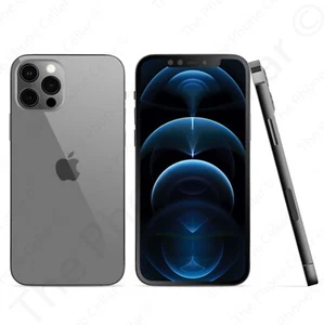 Apple iPhone 12 Pro Max 128GB Unlocked 6.7" FHD+ OLED 6GB 12MP GPS 5G Graphite - Afbeelding 1 van 4