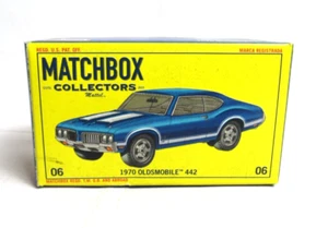 Mattel Matchbox 1970 Oldsmobile 442 1:64 6/20 with Box no Card Back - Picture 1 of 9