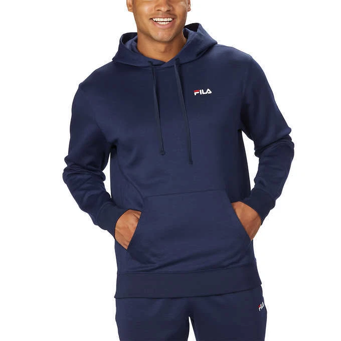 FILA MEN'S PERFORMANCE HOODIE (NAVY SMALL)