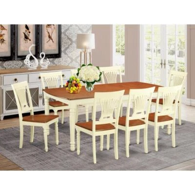 9  Pc  Dining  room  set  for  8-  Dining  Table  and  8  Kitchen  Chairs - Image 1 of 4