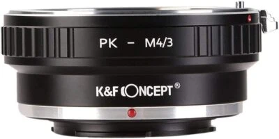 K&F Concept Manual Lens Adapter for Pentax K PK Lens to Micro 4/3 MFT Cameras - Image 1 of 4