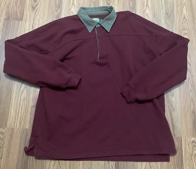 Cabela’s Sweater Mens Extra Large Rugby Heavyweight Workwear Hiking Pullover - Image 1 of 4