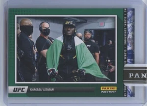 2021 Panini Instant UFC Kamaru Usman Global Sensations GREEN 4/5 SP #GS-17 🔥 - Picture 1 of 2